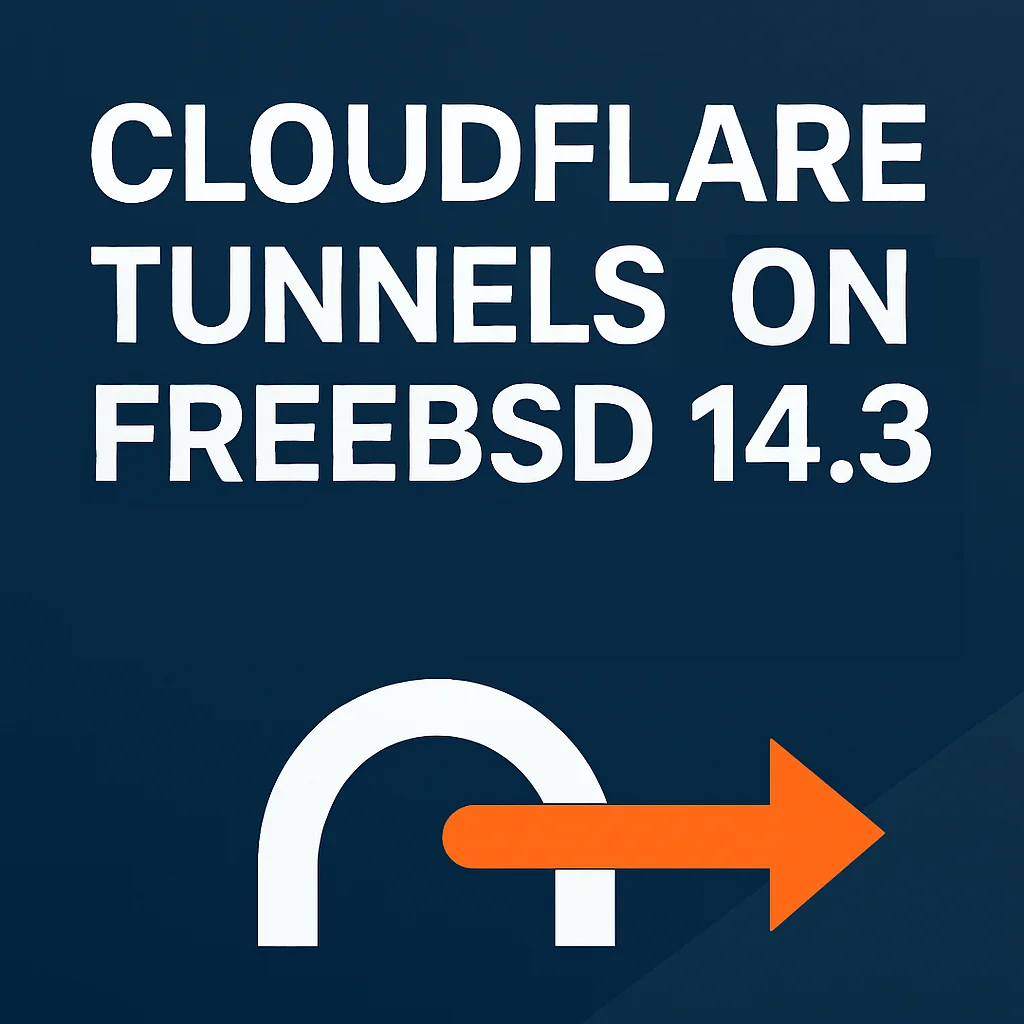 Cloudflare Tunnels on FreeBSD 14.3