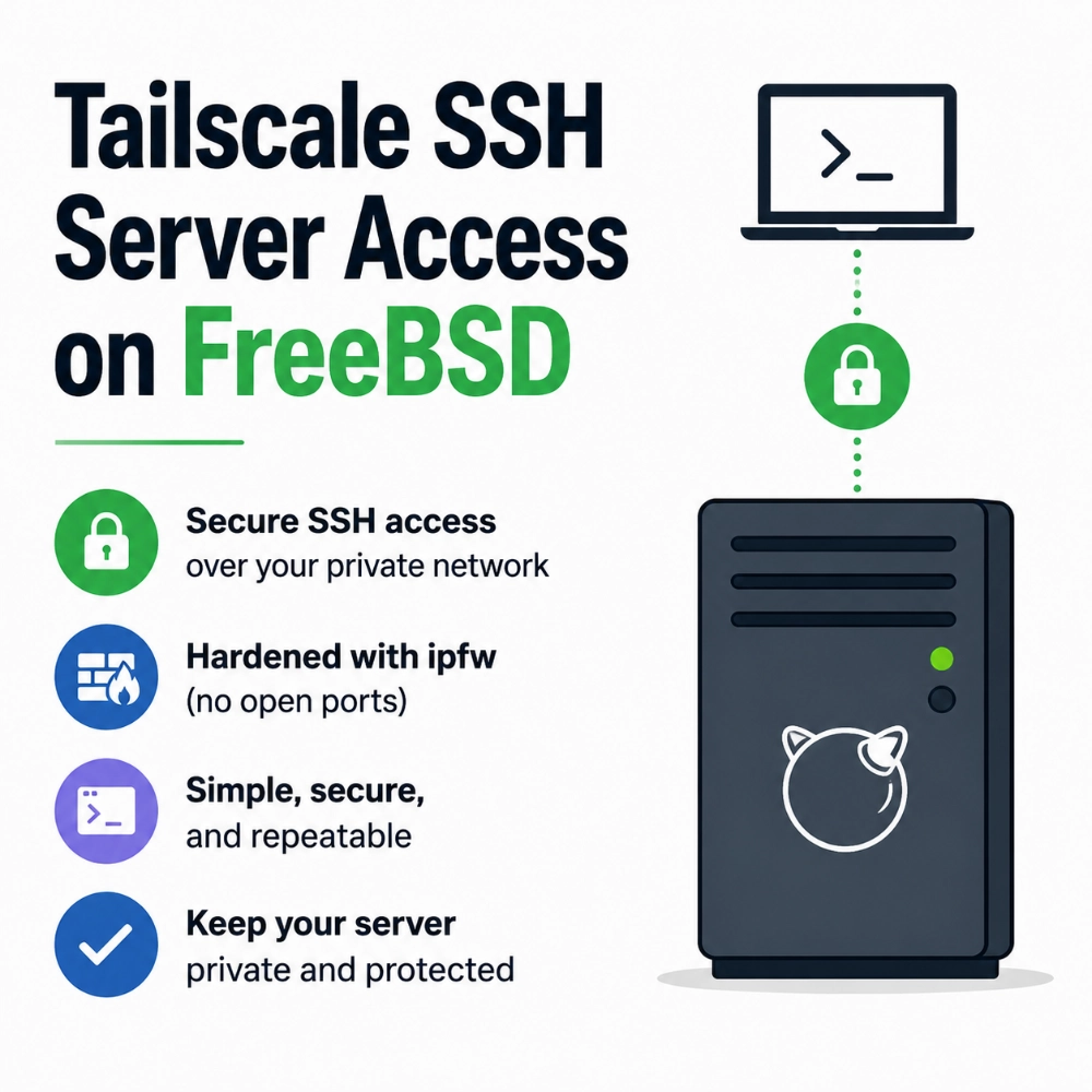 Tailscale SSH Server Access on FreeBSD